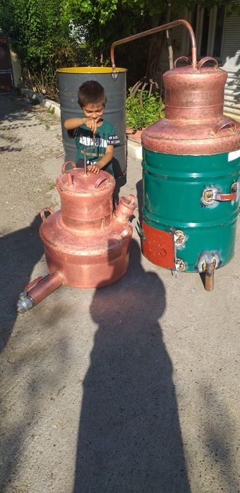 Vând cazan de țuică la 100 de Litri  cu fundul de 4 mm