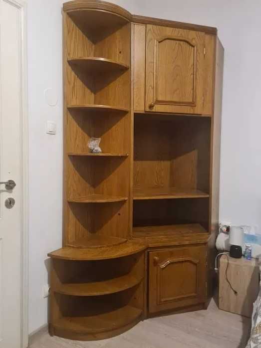Biblioteca + dulap + noptiera din lemn in stare buna