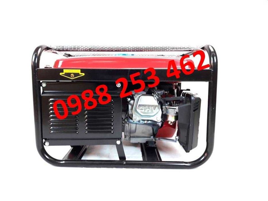 2025 3,5 KW Генератор за ток монофазни 7 Hp - с дисплей с ел. стартер