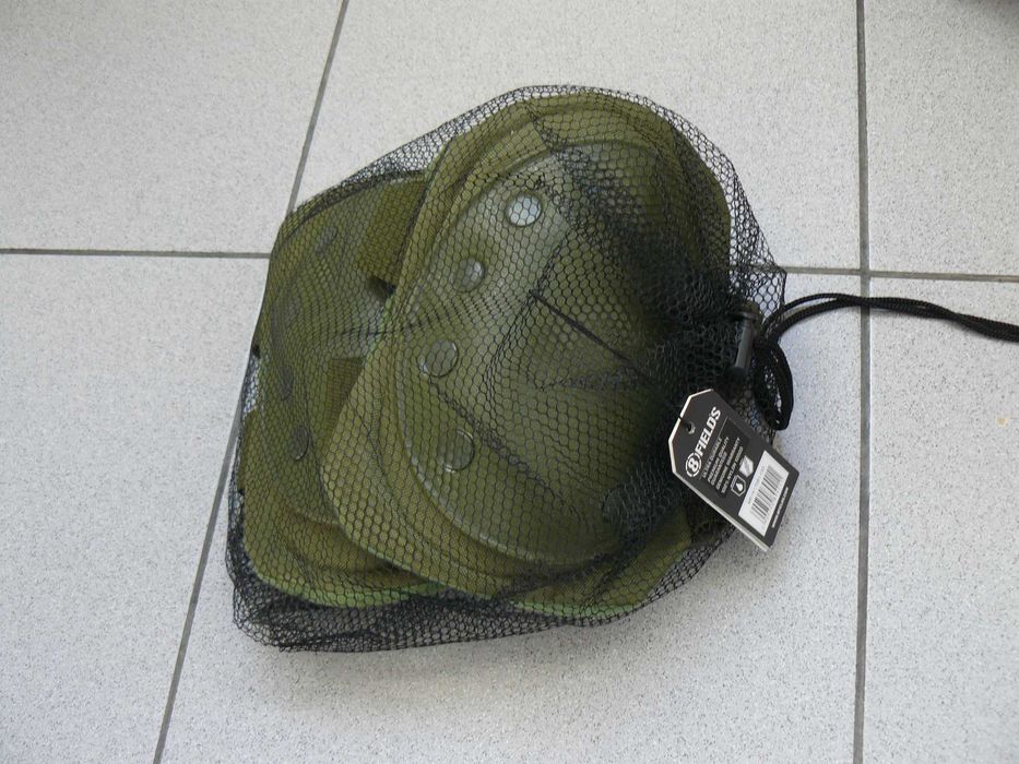 Set Protectie Genunchi Si Coate 8FIELDS Culoare Olive Noi In Sac Propriu
