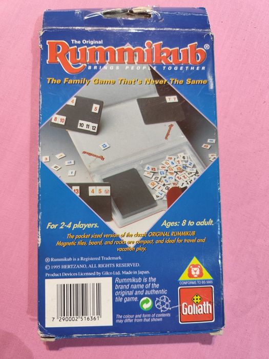 Rummikub original game magnetic remi rummy