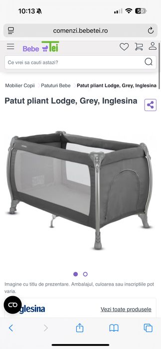 Pat pliabil inglesina