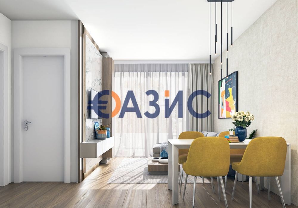 Продава се Двустаен апартамент в к.к. Слънчев бряг - 50 кв.м за 1946 €/кв.м - Снимка #5