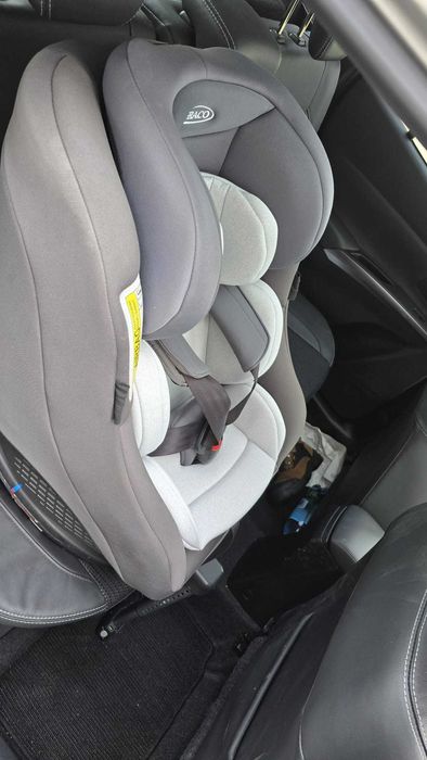 Scaun auto GRACO Turn2Me, Isofix, 0-18kg, gri-negru, Certificat ADAC