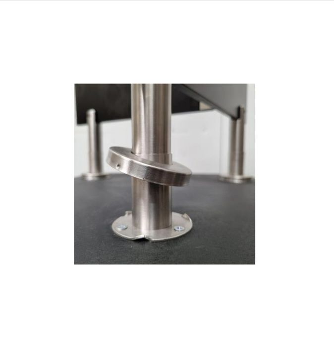 Picioare inox separatoare HPL sau pal