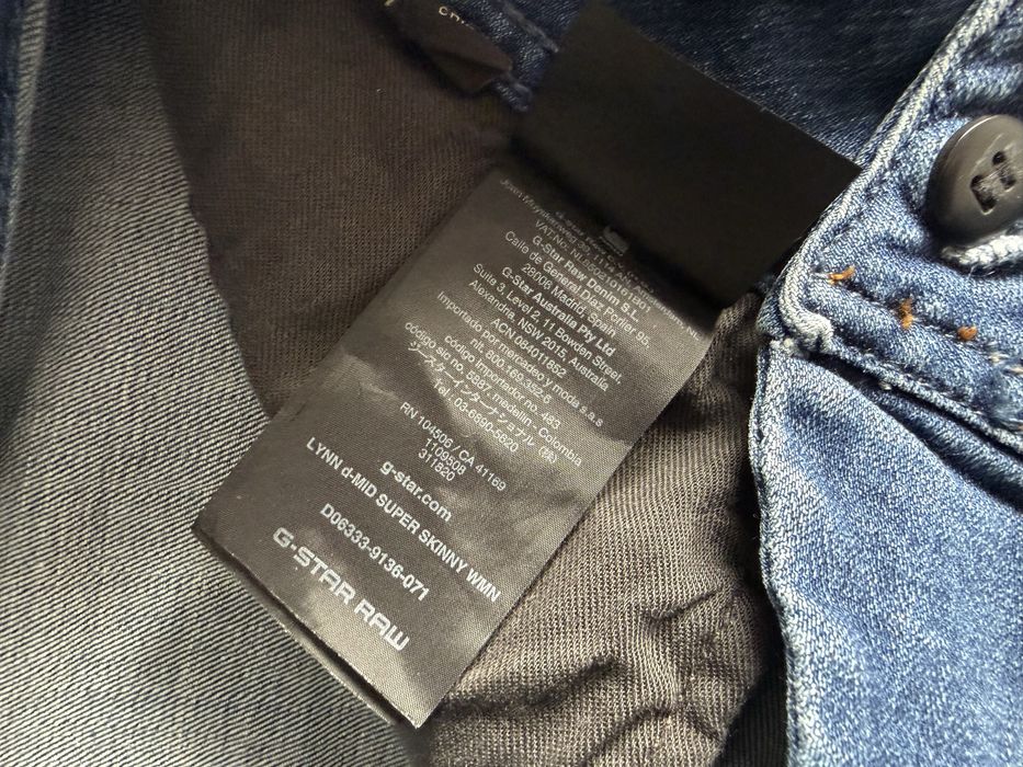 G-Star RAW Lynn D-Mid Waist Super Skinny Jeans ОРИГИНАЛНИ дамски дънки - 27 и 30