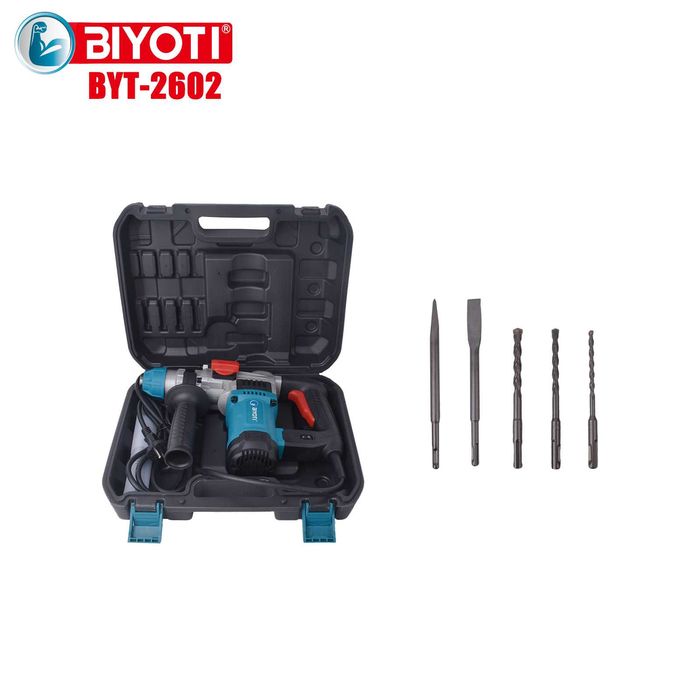 Перфоратор Biyoti BYT-2602, 26 мм,  4.8 Дж, 1150 Вт, SDS Plus