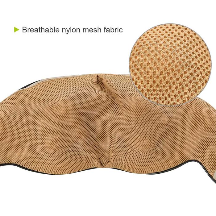 6Д Шиацу масажор за цяло тяло гръб крака врат ръце бежов