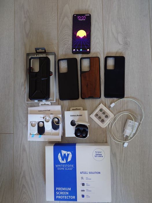Samsung Galaxy S21 Ultra Snapdragon 128GB + Galaxy Buds2 + accesorii