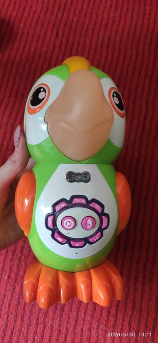 Интерактивная игрушка говорящий попугай