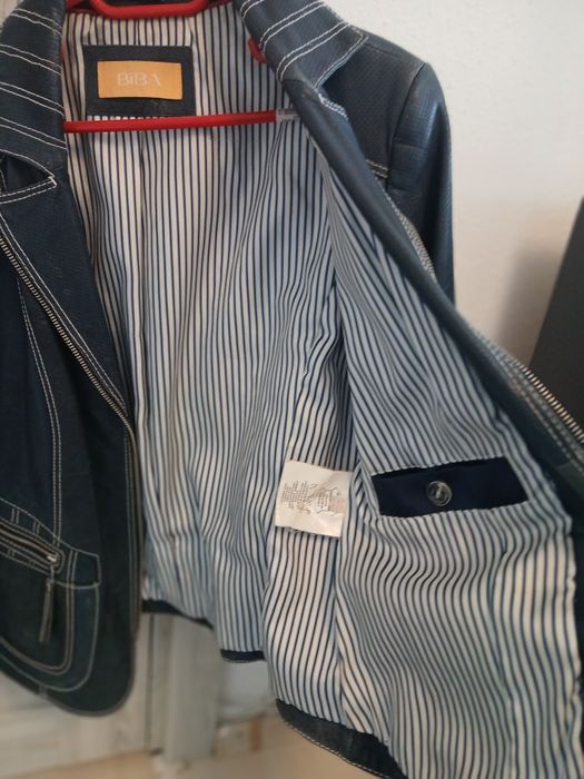 Greaca piele culoare albastru