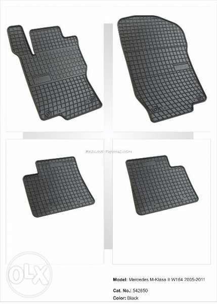 Полски гумени стелки за Mercedes Sprinter/Vito/Viano. E-class/C/S/ML