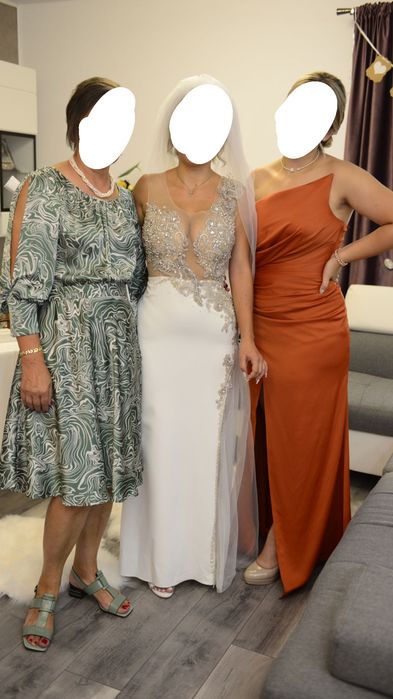 Rochie mireasa superba- cusuta cu Cristale Swarowski