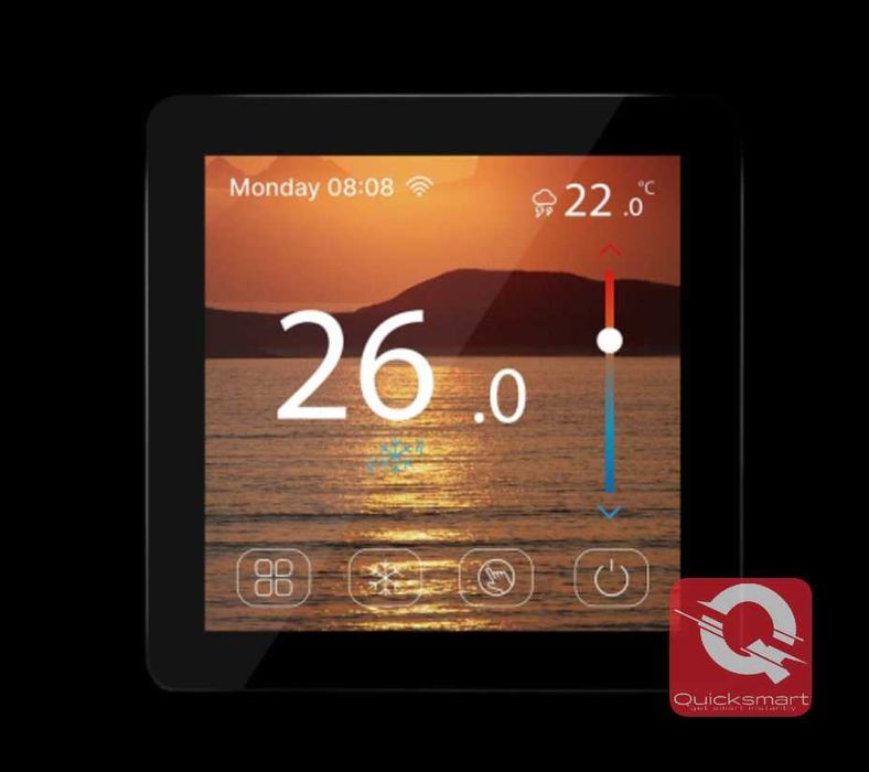 Automatizare Incalzire Pardoseala Q10, 4x Termostat cu fir Q50