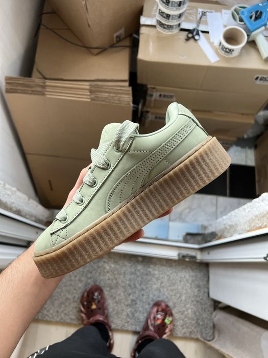 Puma x Fenty Creeper Phatty "Green Fog" 396813-02