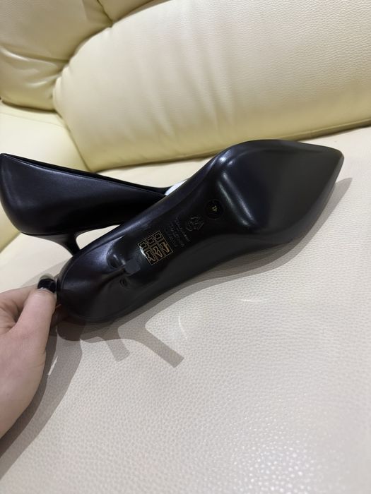 Pantofi Stuart Weitzman Originali Noi 41 Piele Neagră Toc 85mm