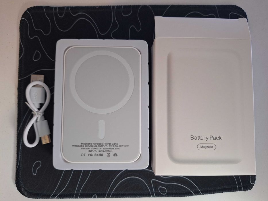 Powerbank MagSafe Magnetic 5000mAh – baterie externa wireless, noua