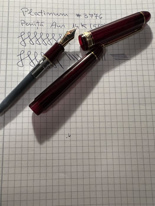 Stilou Platinum 3776 Century Peniță AUR 14k