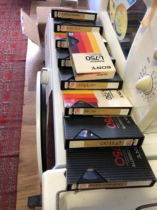 Касети Betamax  9 броя