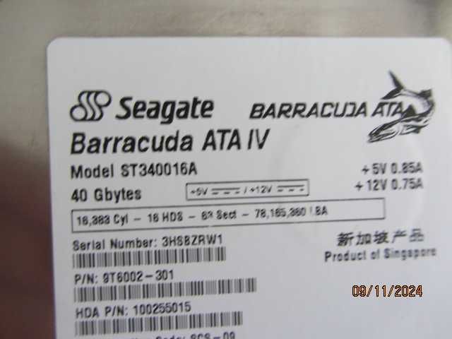 Хард диск Seagate Barracuda ATA IV, 40 GB