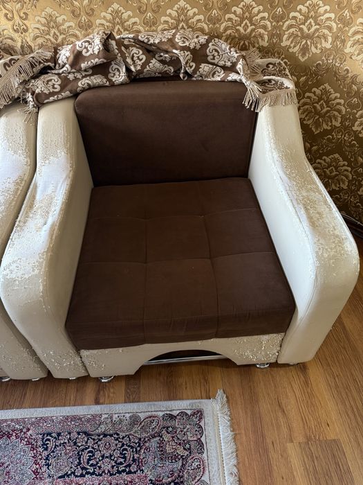 Продам диван+кресло