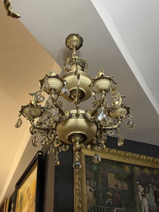 Candelabru din bronz masiv