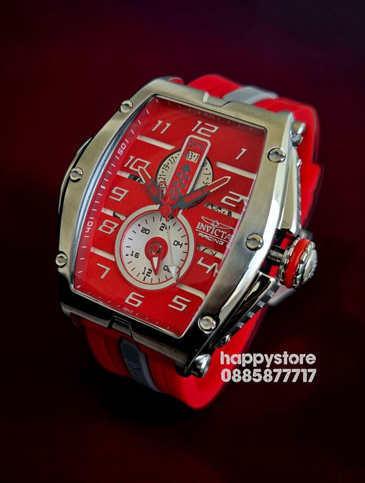 INVICTA RACING Monza Red 57 mm, Инвикта нов ръчен часовник