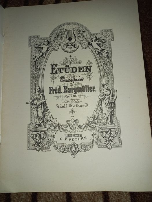 Школа по пиано Burgmuller Opus 100