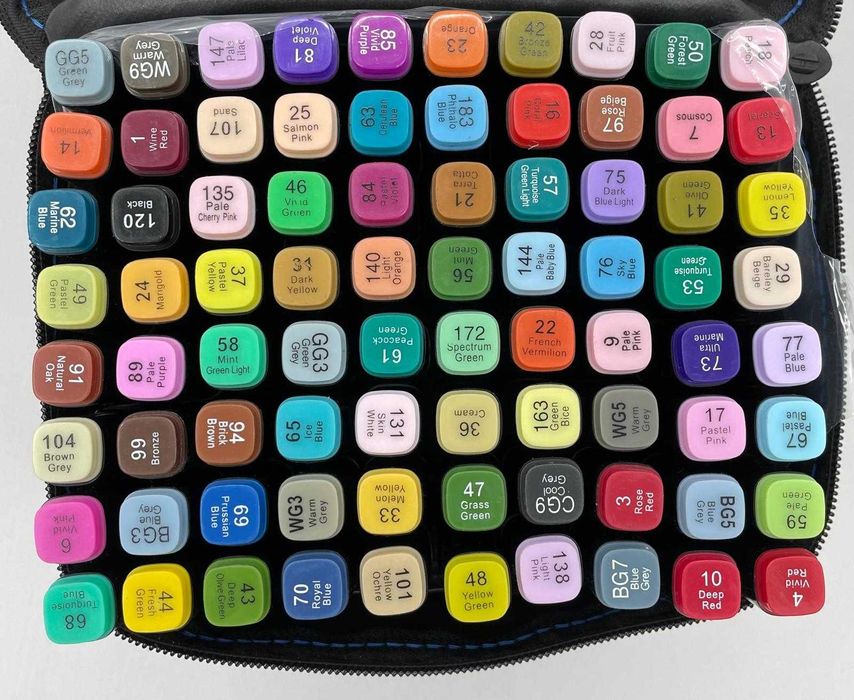 Set 80 markere cu alcool, 2 capete, ARTHEHE