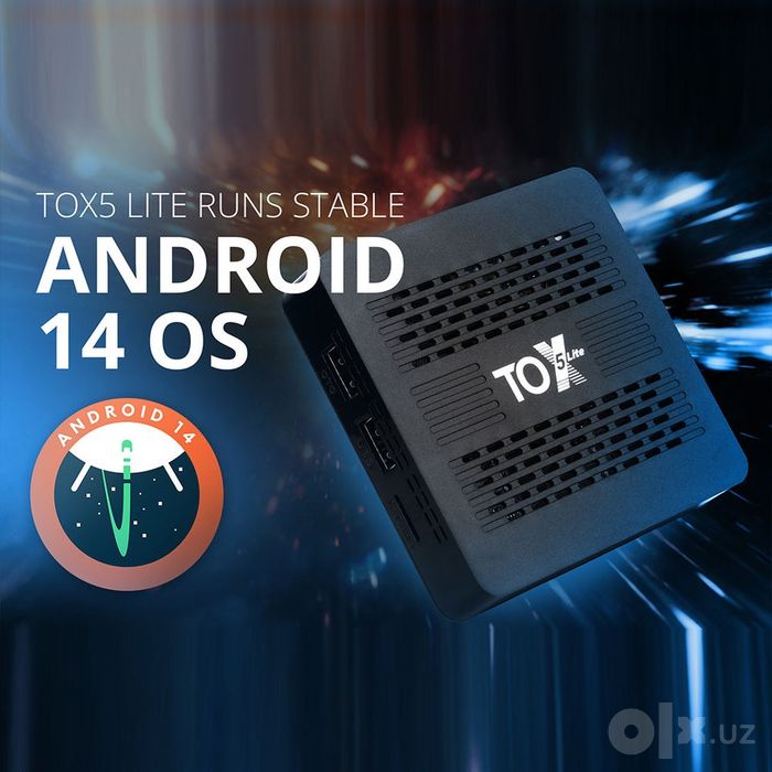 TOX5 LITE 2/32  Премиум Приставка Мощнее и Быстрее чем Xiaomi Gen 3