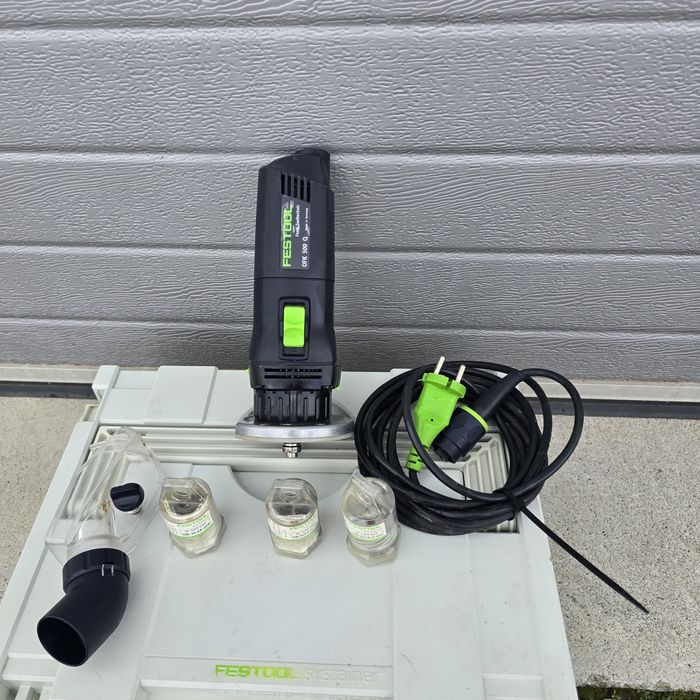 Festool OFK 500 Q-Plus R3 - Masina de frezat muchii  450 W, - +4x Freze Profi
