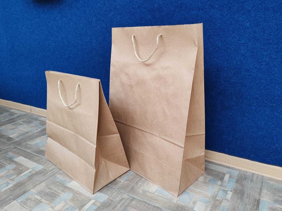 Бумажные пакеты в наличии и на заказ