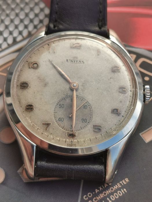 Ceas vintage Unitas Jumbo
