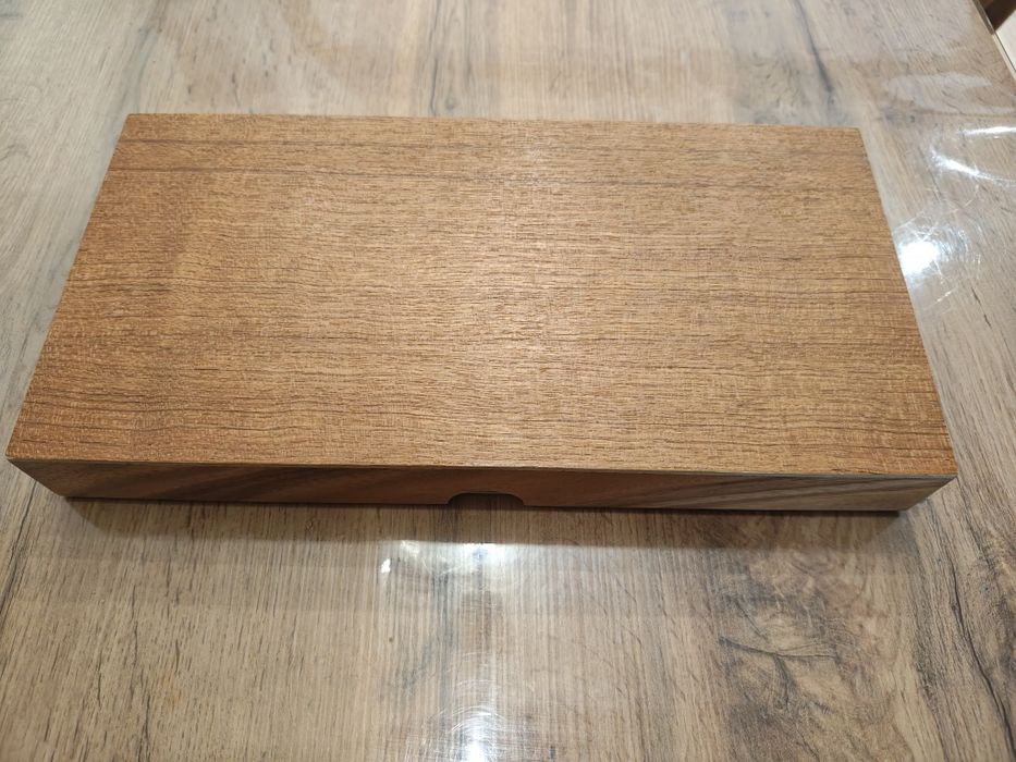 Лукс комплект игра Mah-Jongg (Ма джонг) от масивно дърво Самена. Нов!