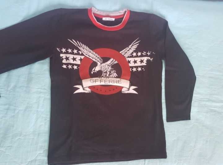 Ефектен детски суитшърт Mango и блузки FERRE и DKNYза 12 г. момче