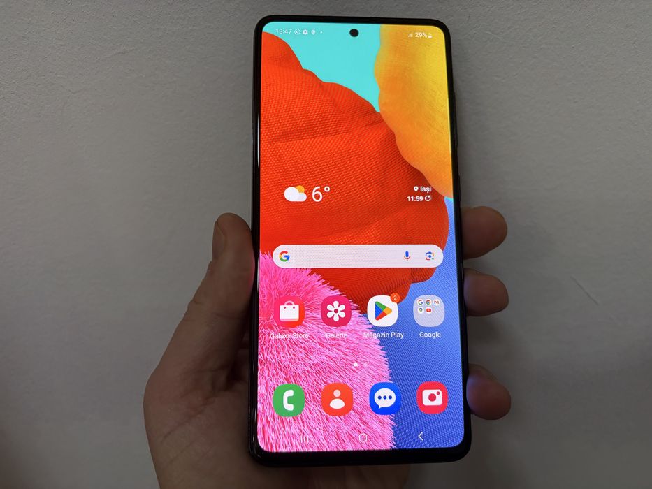 Samsung Galaxy A51, 128 gb, 4 gb ram, Black, dual sim