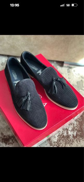 mocasini piele intoarsa 27 cm