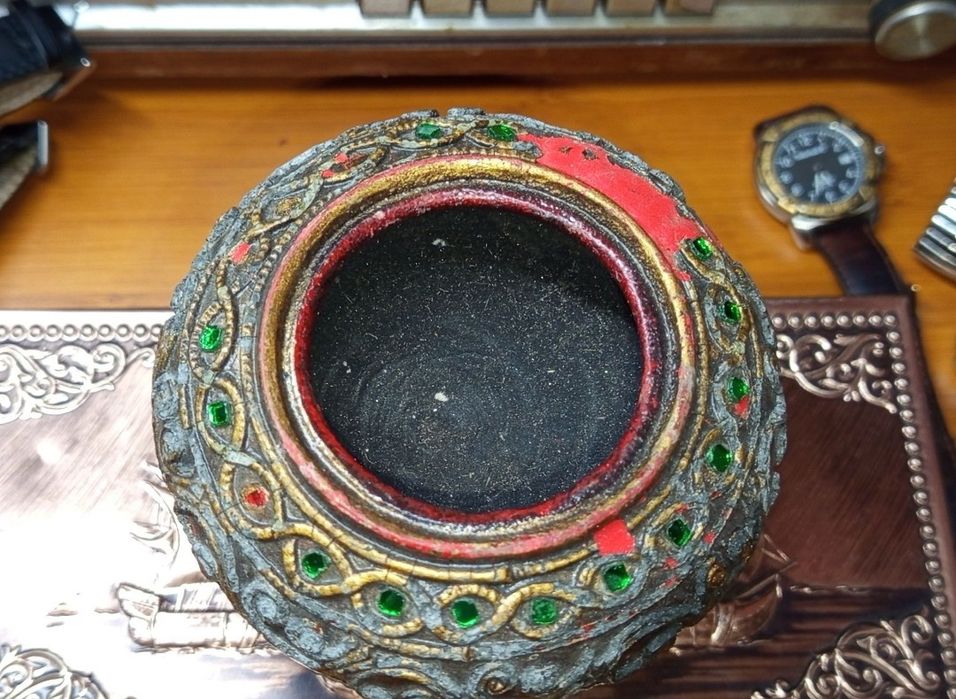 Vas vintage de colecție tibetan vechi