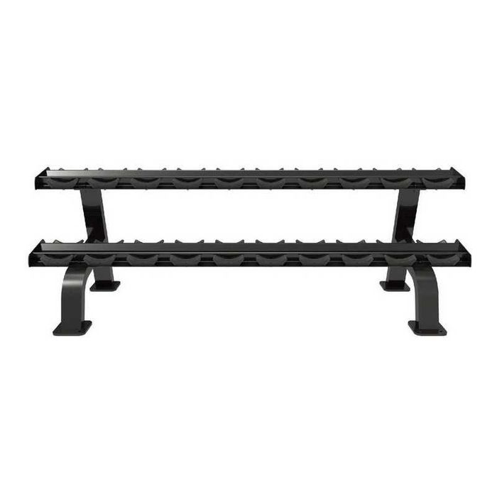 Стойка за Дъмбели / Двуредова ( за 10 чифта ) / Фитнес Стелаж за Гири