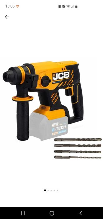 Burghiu cu ciocan, acumulator, JCB, 18BLRH, 18V