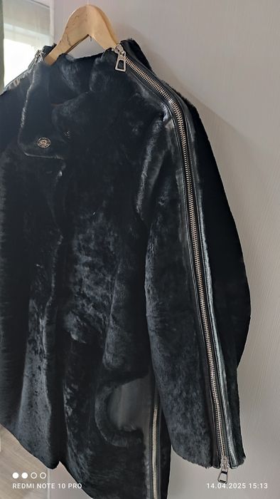 Шуба мутон черная, новая