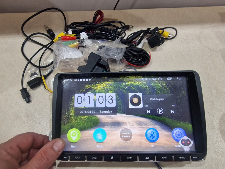 Мултимедия с навигация и carplay 9 инча  vw,seat,skoda, t