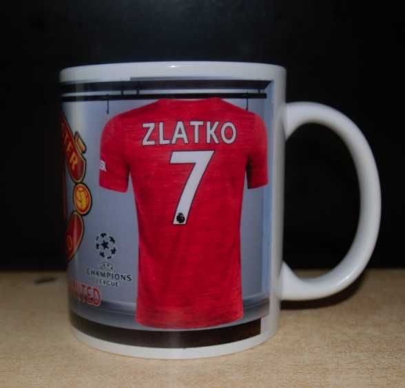 Чаша на Манчестър Юнайтед с име и номер!Футболна чаша Manchester Und!