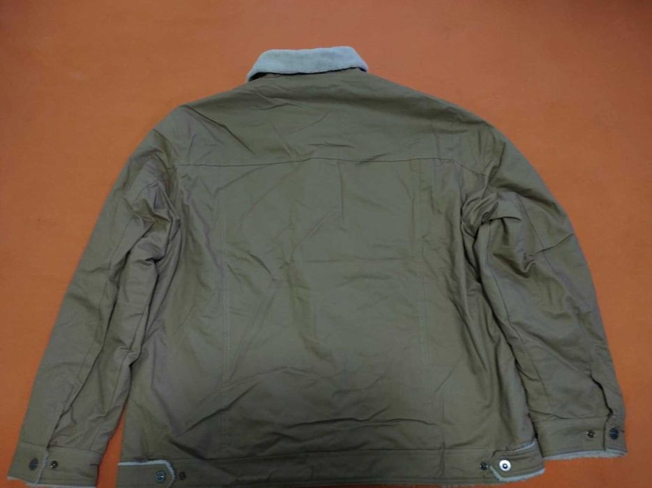 Мъжко зимно яке, цвят бежово с подплата каракул размер XXXL , Ново