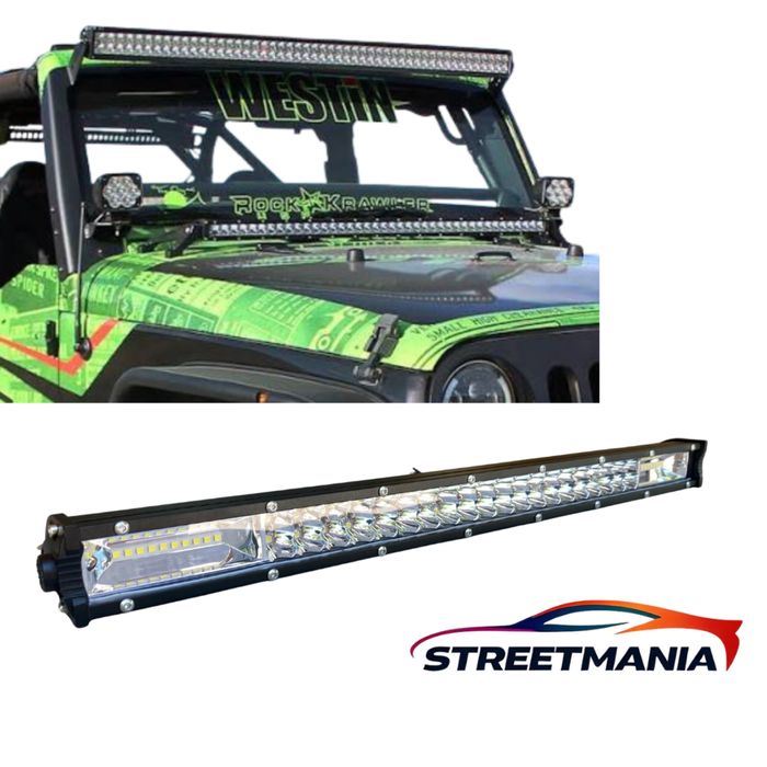 LED бар тънък 80 см за джип и офроуд – мощно водоустойчиво осветление