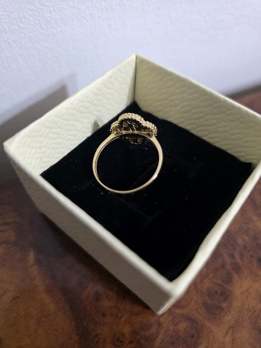 Серьги и кольцо золотые