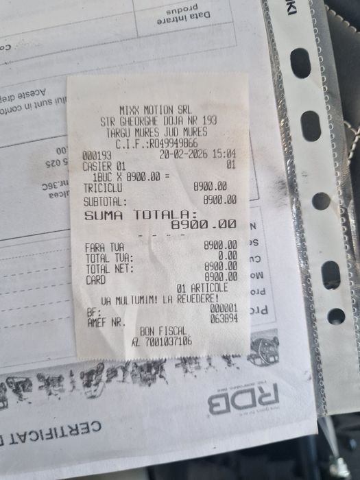 Vând Scuter Triciclu