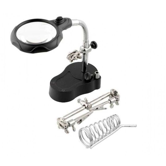 TE-801 Tryway 3.5X 12X LED помощна ръка, лупа