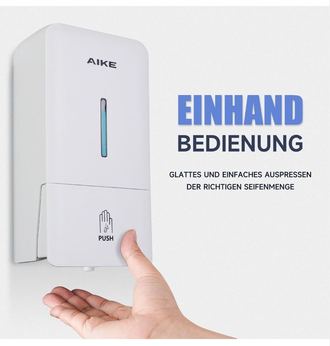 Dozator săpun lichid  800ml Aike AK 1006 montaj perete șampon gel duș