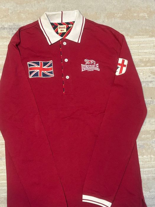 Бордовая Рубашка LONSDALE LONDON